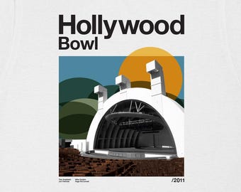 Phish Hollywood Bowl T-Shirt – Midcentury Modern Design