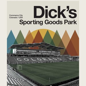 Phish Dick's Sporting Goods Park Mid-Century Modern Poster (18" x 24") image 2