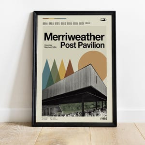 Phish Merriweather Post Pavilion Print, Columbia Maryland Wall Art, Concert Poster (18" x 24")