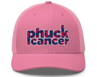 Phish – Phuck Cancer - Retro Trucker Cap - Vintage - Baseball - Hat - Gift - T-Shirt - Adjustable One Size