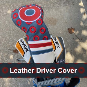 Phish Donut Leather Golf Driver Head Cover – Unique Gift for Phish Fans Match with a T-Shirt or Baseball Hat