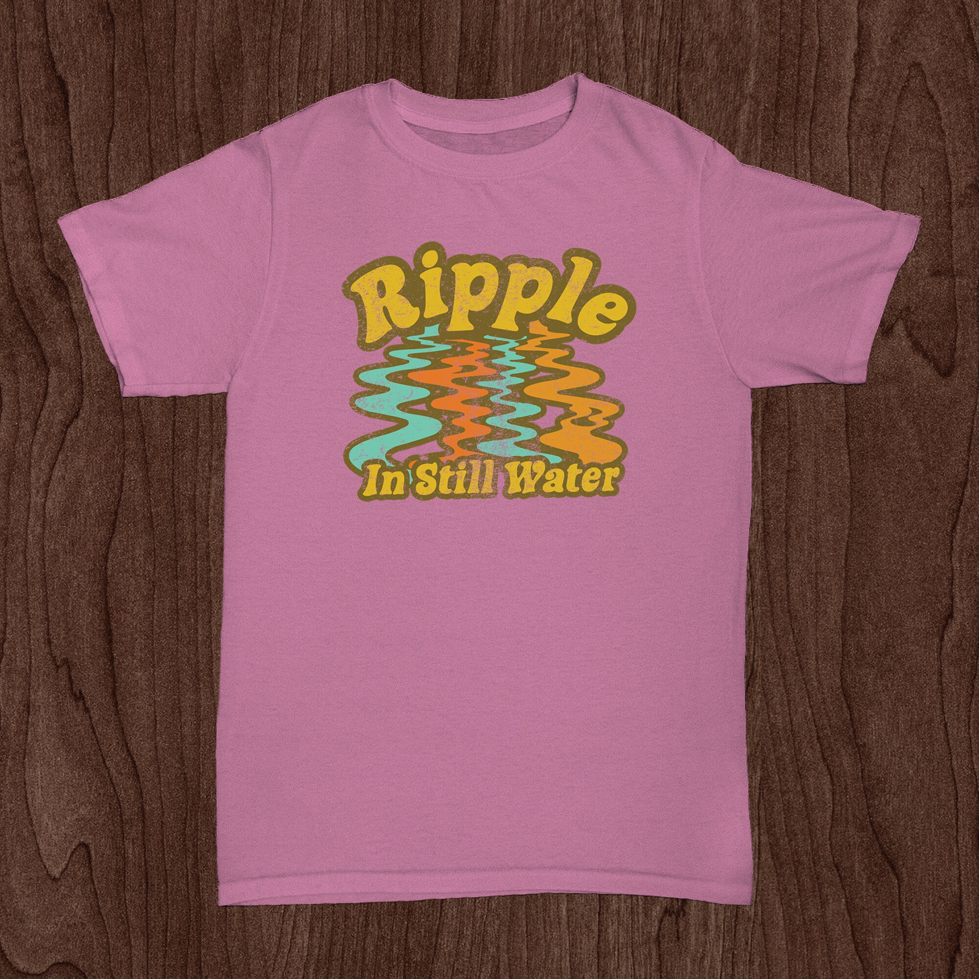 Ripple - Retro - Vintage - T-shirt - Lot Shirt - Gift - Pin 