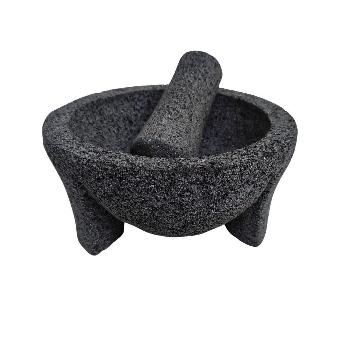 8 Inch Molcajete Mexican Volcanic Stone Mortar Handmade 20-21 Cm. - Etsy