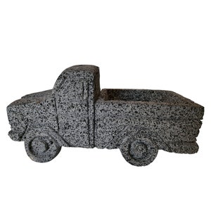 Molcajete truck. Molcajetruck. Molcajete truck made of handmade volcanic stone.