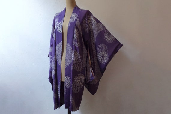 kimono, haori, vintage Japanese kimono jacket, wom