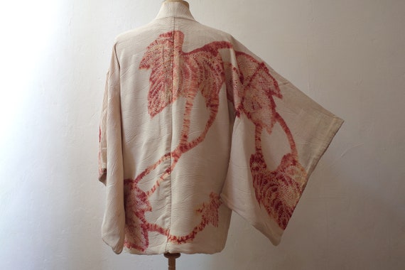 kimono, haori, vintage Japanese kimono jacket, wom