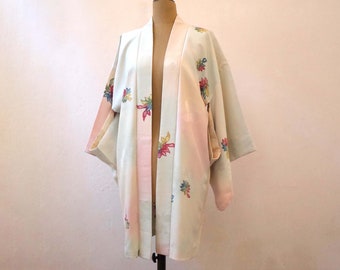 Kimono-Weste aus japanischem Stoff, Kimono-Weste mit einzigartiger Hauptfarbe, Kimono-Weste für Frauen, Haori, japanischer Stil, Haori-Weste