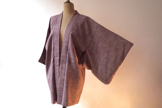 kimono, haori, vintage Japanese kimono jacket, wom