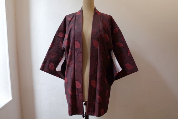 Veste Kimono femme, Veste Kimono antique japonaise, Veste Kimono en soie, Veste Kimono pièce unique, Veste Kimono cousue à la main