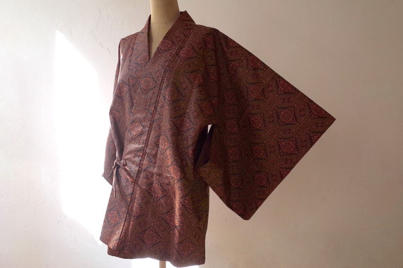 kimono, haori, vintage Japanese kimono jacket, wom