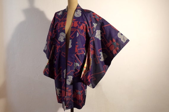 kimono, haori, vintage Japanese kimono jacket, wom