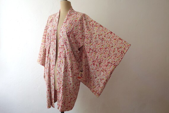 kimono, haori, vintage Japanese kimono jacket, wom