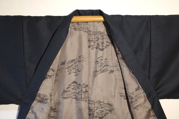 kimono, haori, vintage Japanese silk kimono jacket