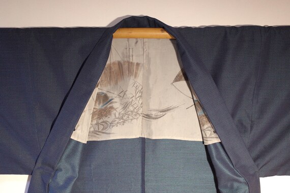 kimono, haori, vintage Japanese silk kimono jacket
