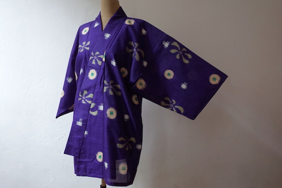 kimono, yukata, vintage Japanese kimono jacket, wo