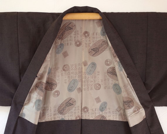 kimono, haori, vintage Japanese kimono jacket, men