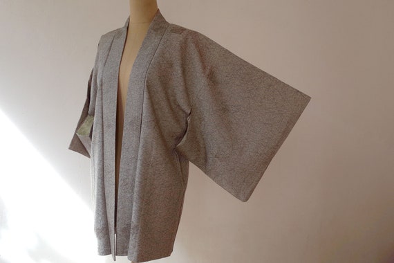 kimono, haori, vintage Japanese kimono jacket, wom