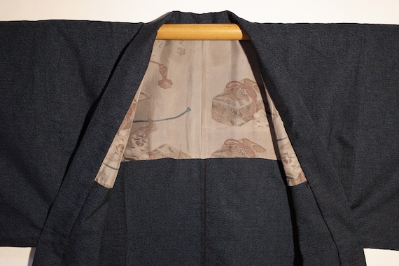 kimono, haori, vintage Japanese silk kimono jacket