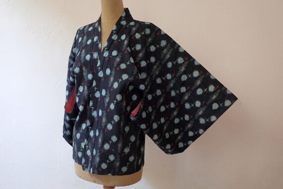 kimono, kasuri, noragi, haori, Japanese work wear,