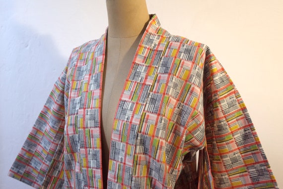kimono, haori, vintage Japanese kimono jacket, wom
