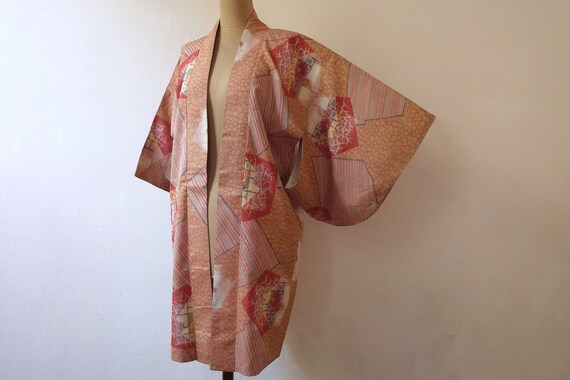 kimono, haori, vintage Japanese kimono jacket, wom