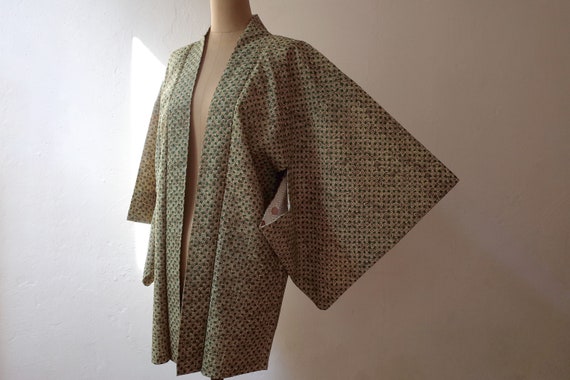 kimono, haori, vintage Japanese kimono jacket, wom