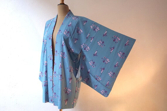 kimono, haori, vintage Japanese kimono jacket, wom