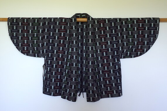 kimono, kasuri, noragi, haori, Japanese work wear… - image 8