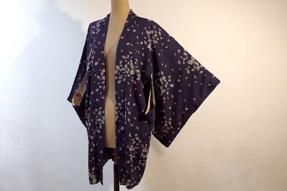 kimono, haori, vintage Japanese kimono jacket, wom