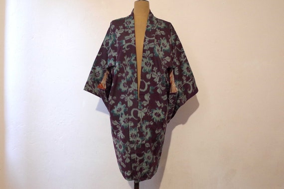 Kimono jacket unique piece, Japanese silk kimono,… - image 3