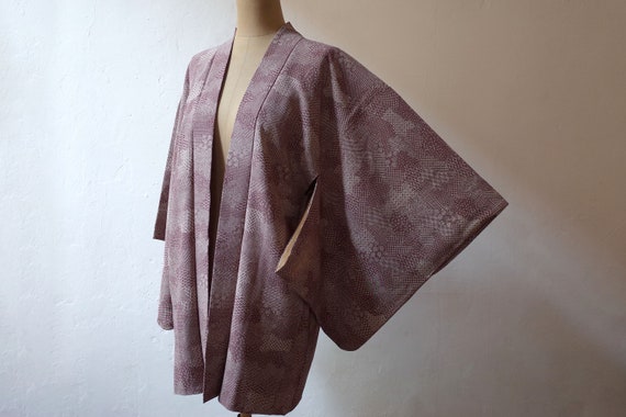 kimono, haori, vintage Japanese kimono jacket, wom