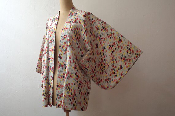 kimono, haori, vintage Japanese kimono jacket, wom