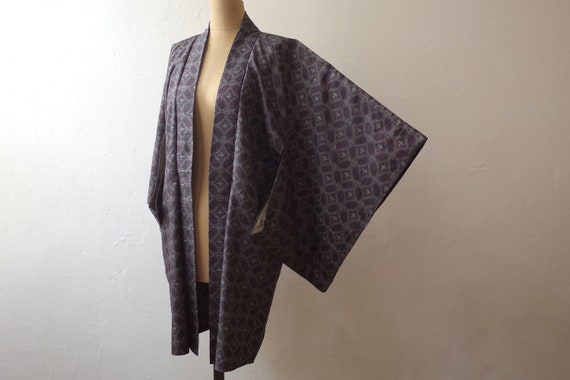 kimono, haori, vintage Japanese kimono jacket, wom