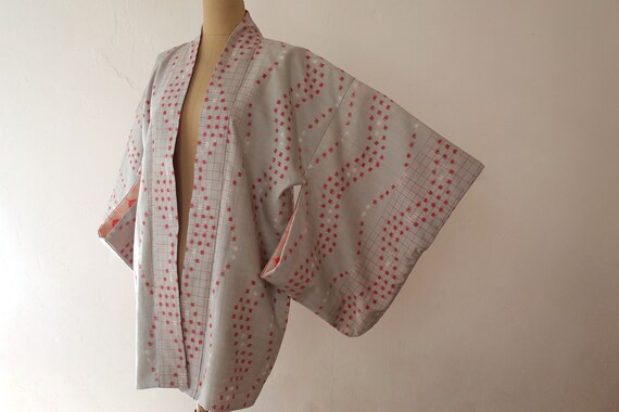 kimono, haori, vintage Japanese kimono jacket, wom