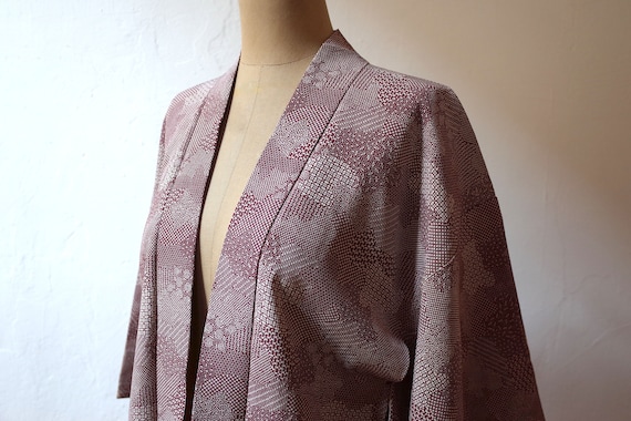 kimono, haori, vintage Japanese kimono jacket, wom