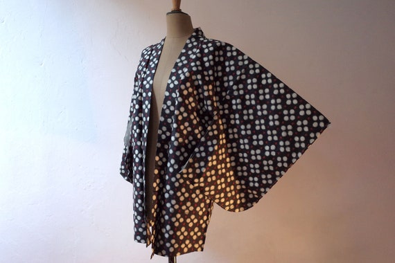 kimono, haori, vintage Japanese kimono jacket, wom