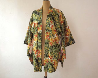Kimono-Weste aus japanischem Stoff, Kimono-Weste mit einzigartiger Hauptfarbe, Kimono-Weste für Frauen, Haori, japanischer Stil, Haori-Weste