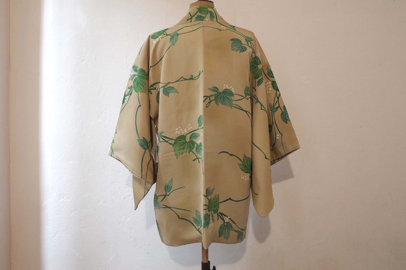 One Piece Kimono Jacket Japanese Silk Kimono Handsewn Etsy