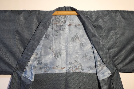 kimono, haori, vintage Japanese silk kimono jacket