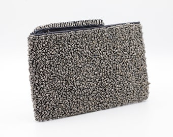 pewter evening purse