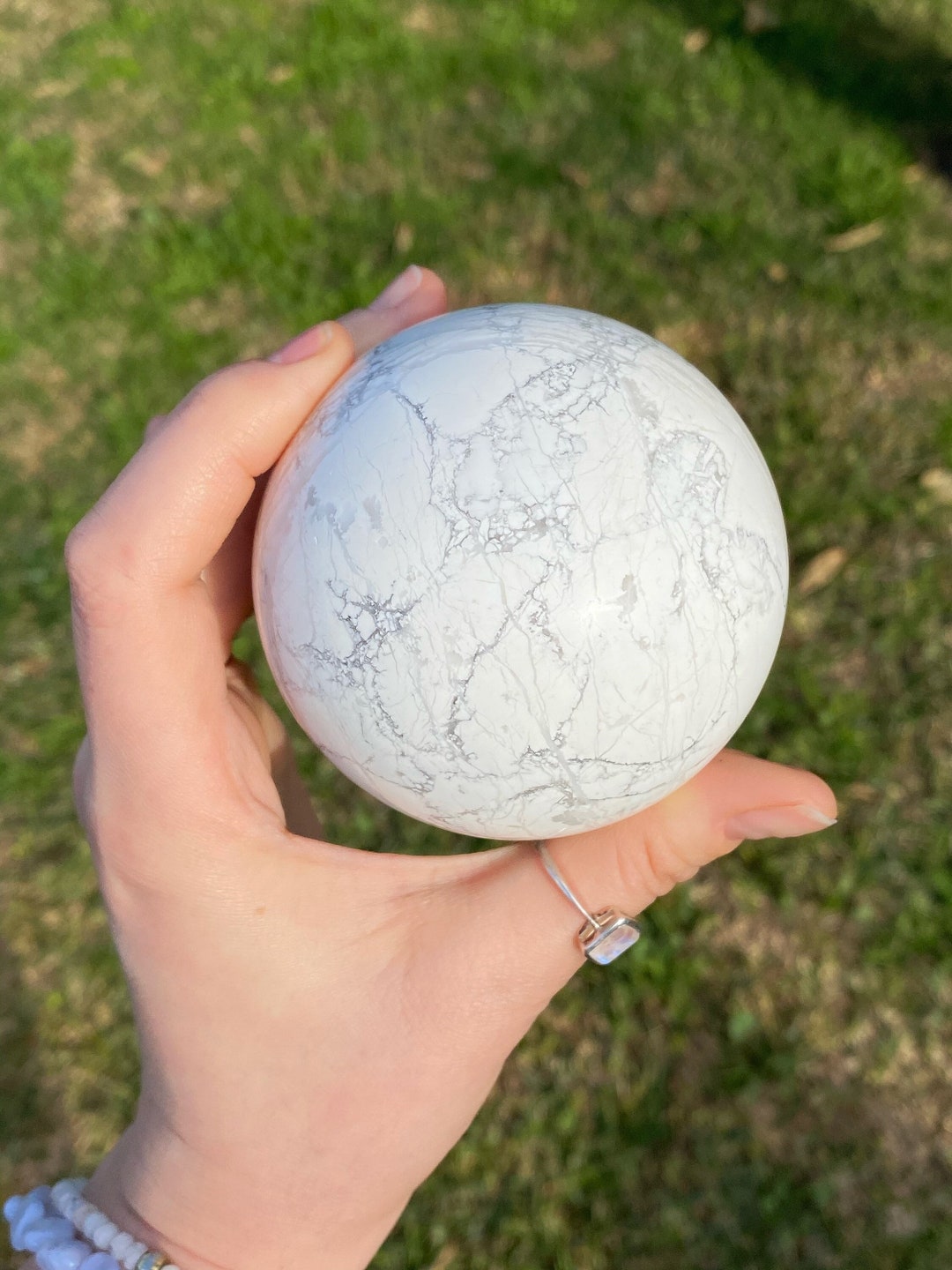 Howlite Super Sphere, Geology, Home Decor, Crystal Collectors, Rock ...