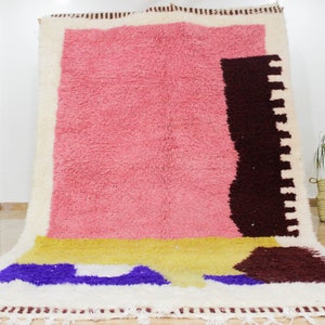 Moroccan area rug - Berber carpet - colorful rug - Custom size Moroccan rug for living room - Beni ourain style - Azilal rug - Boujaad
