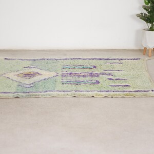 Green moroccan rug