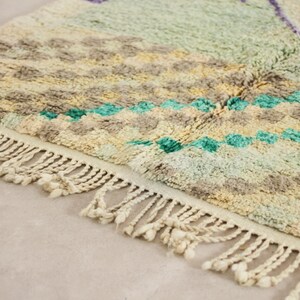 Green moroccan rug