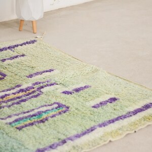 Green moroccan rug