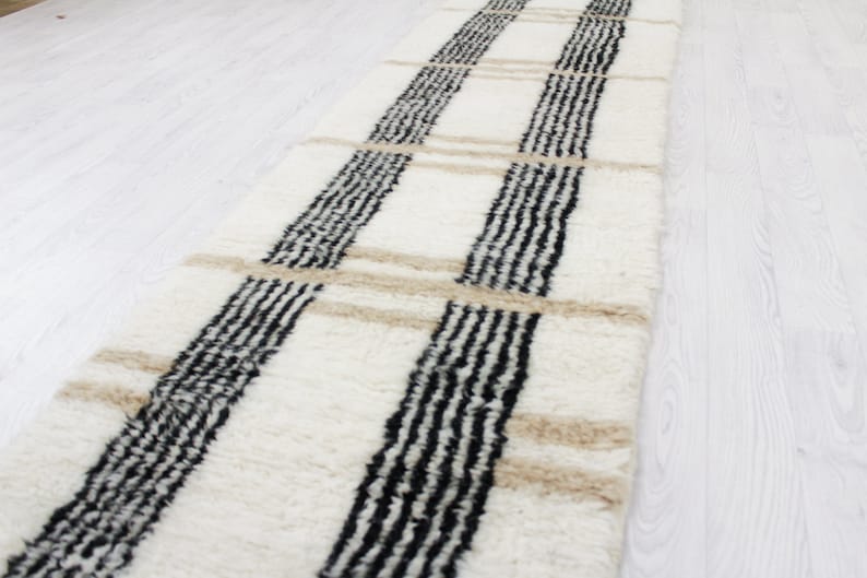 White Moroccan Runner Rug Hallway Runner Rug Moroccan Etsy