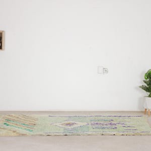 Green moroccan rug