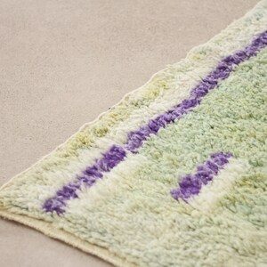 Green moroccan rug