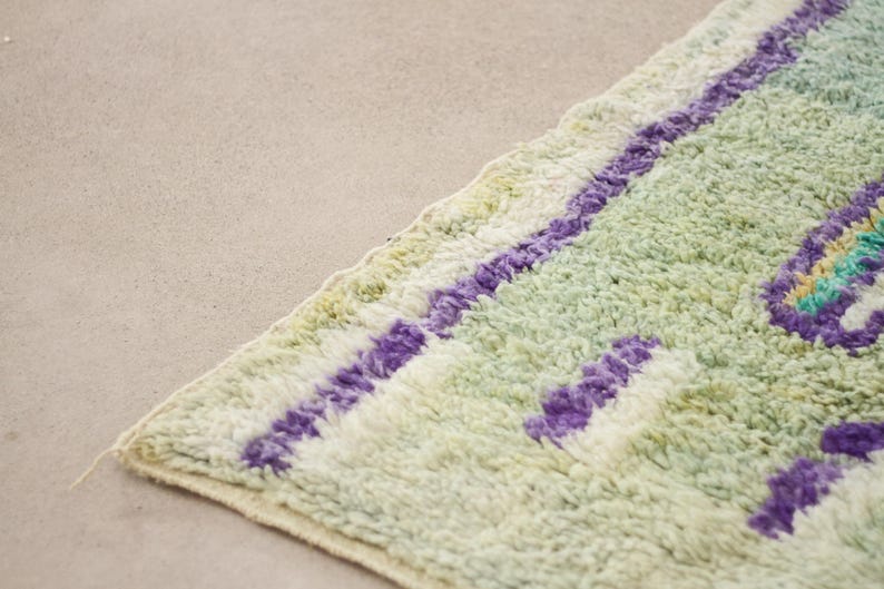 Green moroccan rug