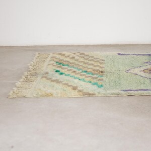Green moroccan rug